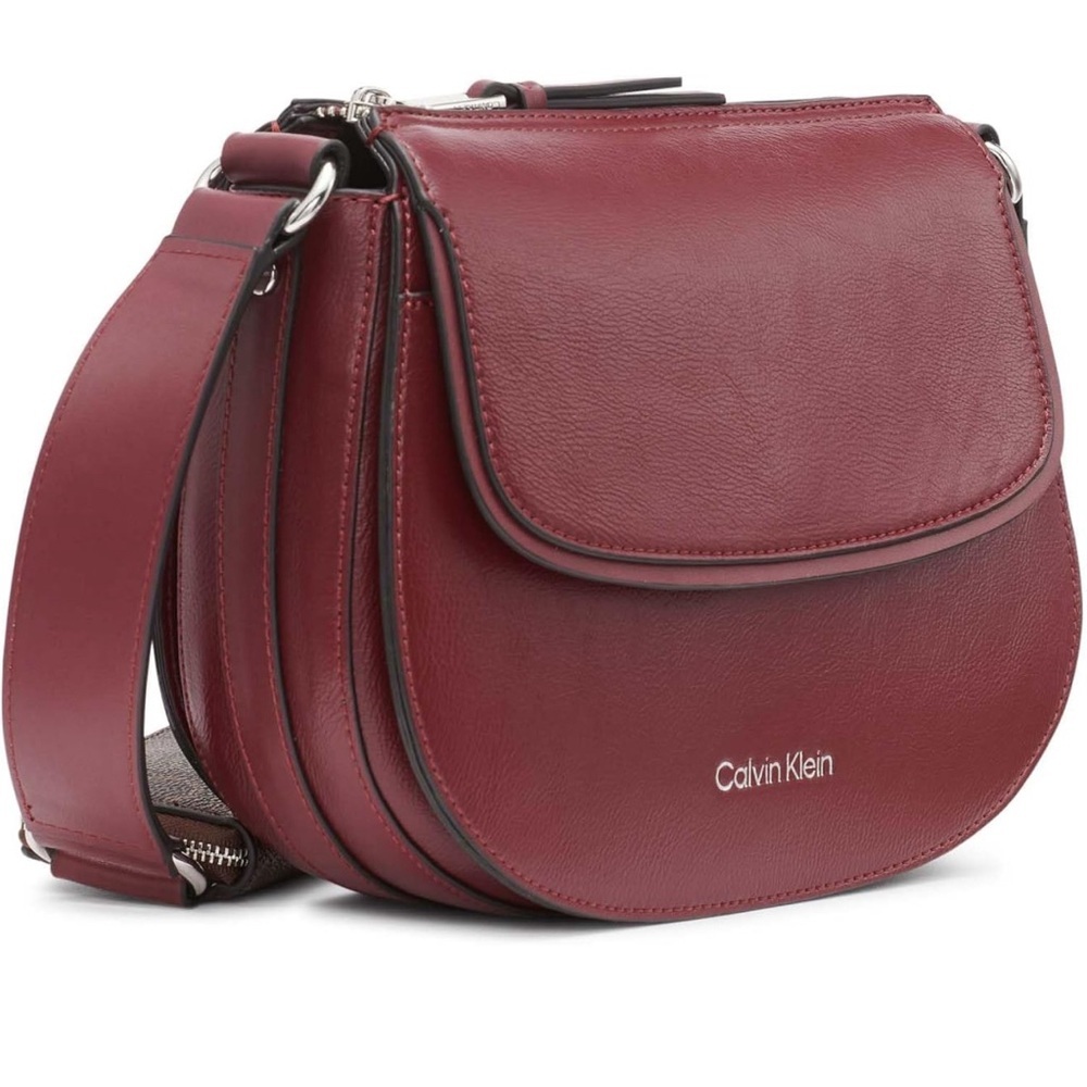 Calvin Klein Handbag Bella Novelty Crossbody
Leather Rouge Red AUTHENTIC NWT - Picture 7 of 9